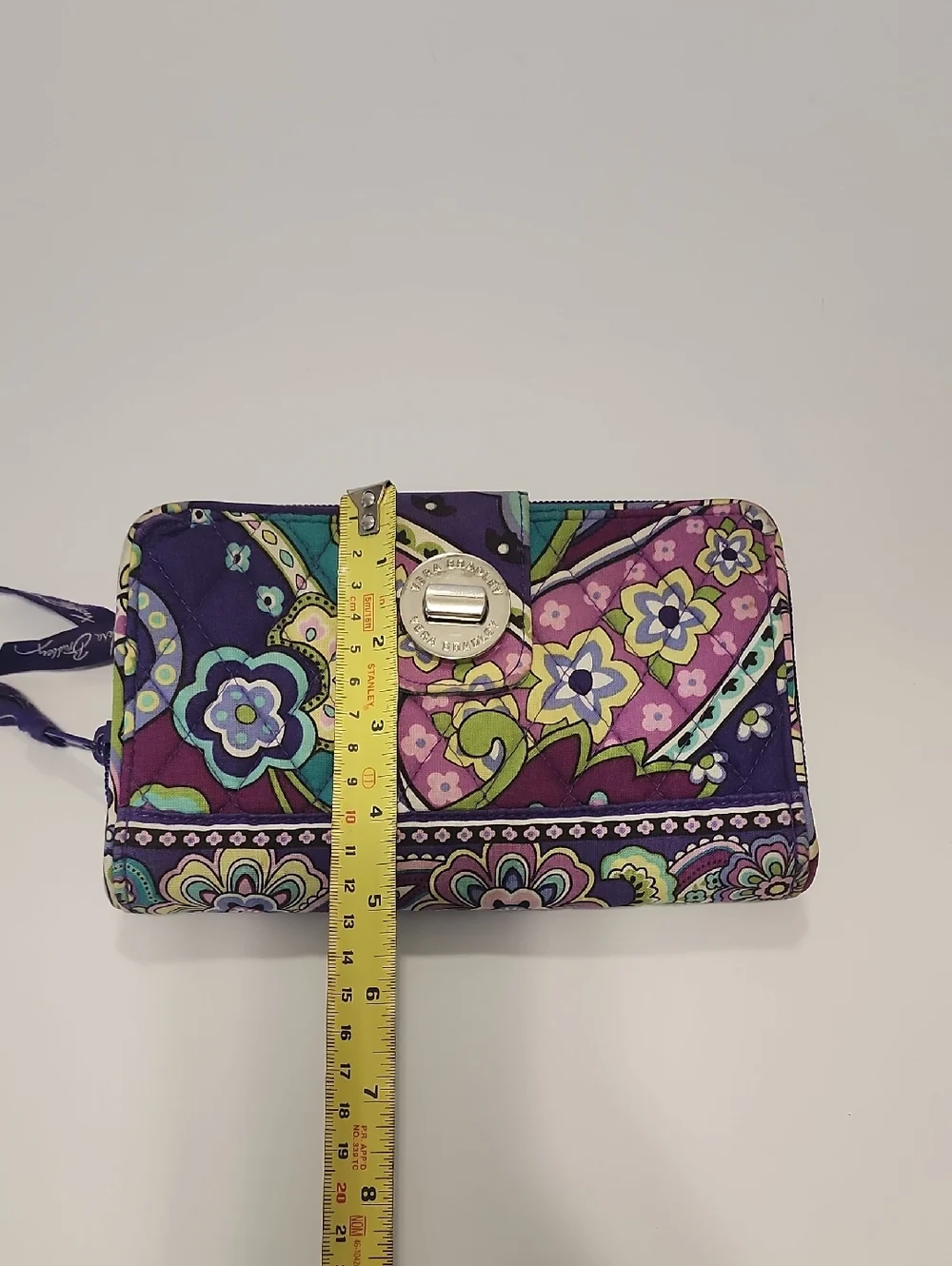 Vera Bradley Purple Floral Women's Wallet - Picture 3 of 6